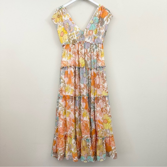Anthropologie Ethereal Floral Maxi Dress - Picture 4 of 14